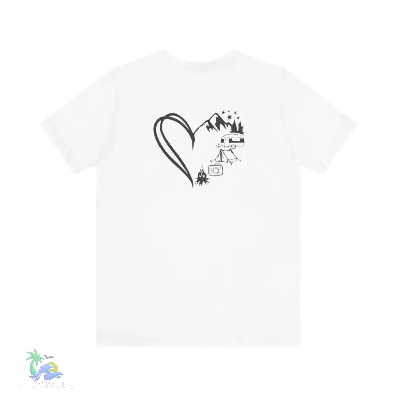 Unisex Jersey Short Sleeve Tee camping tee - Just Chilling Inc.Just Chilling Inc.