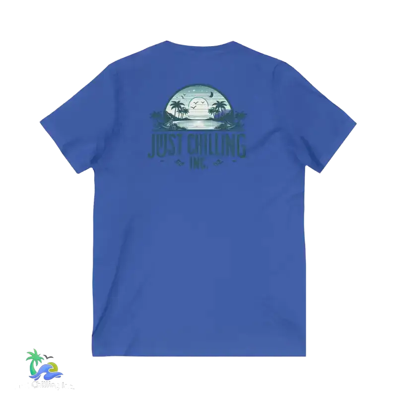 Unisex Jersey Short Sleeve V - Neck Tee Just Chilling - Just Chilling Inc.Just Chilling Inc.