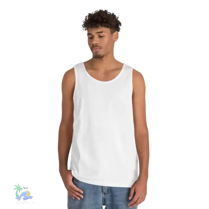 Unisex Jersey Tank - ’Just Chilling’ & Fishing Addiction Graphic Tee - Tank Top