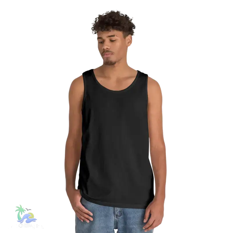 Unisex Jersey Tank - ’Just Chilling’ & Fishing Addiction Graphic Tee - Tank Top