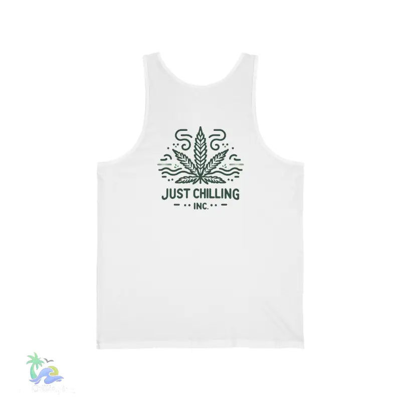 Unisex Jersey Tank Just Chilling Inc. Stoner Vibe - Tank Top