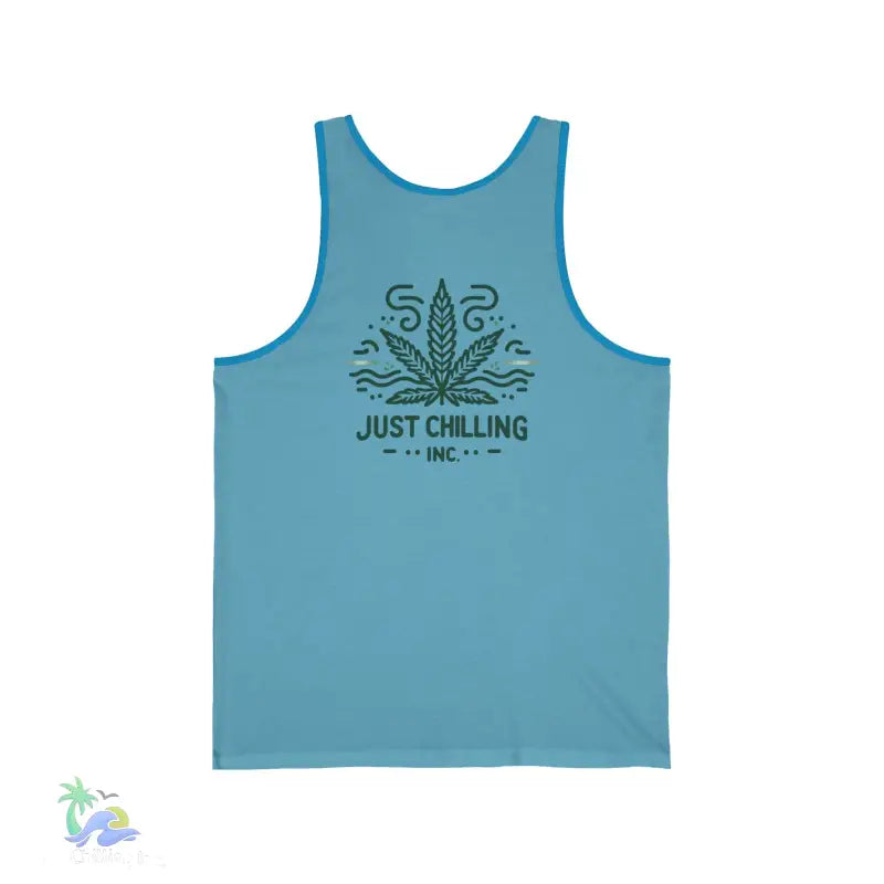 Unisex Jersey Tank Just Chilling Inc. Stoner Vibe - Tank Top
