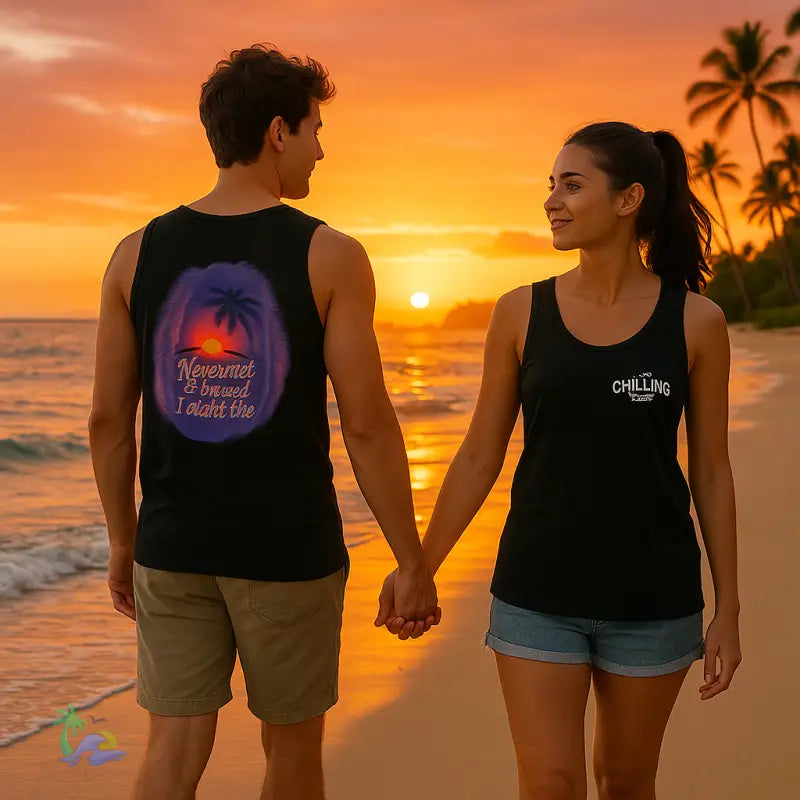 Unisex Jersey Tank - ’Never Met a Sunset I Didn’t Like’ - Tank Top