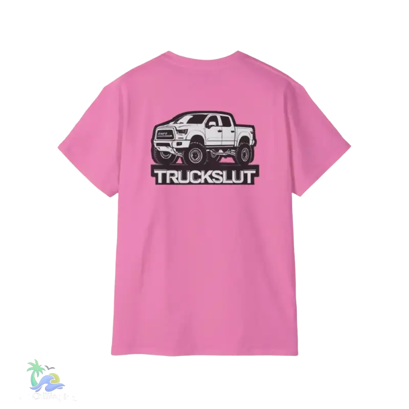 Unisex Truck Sl** humorous tee - Azalea / S - T-Shirt