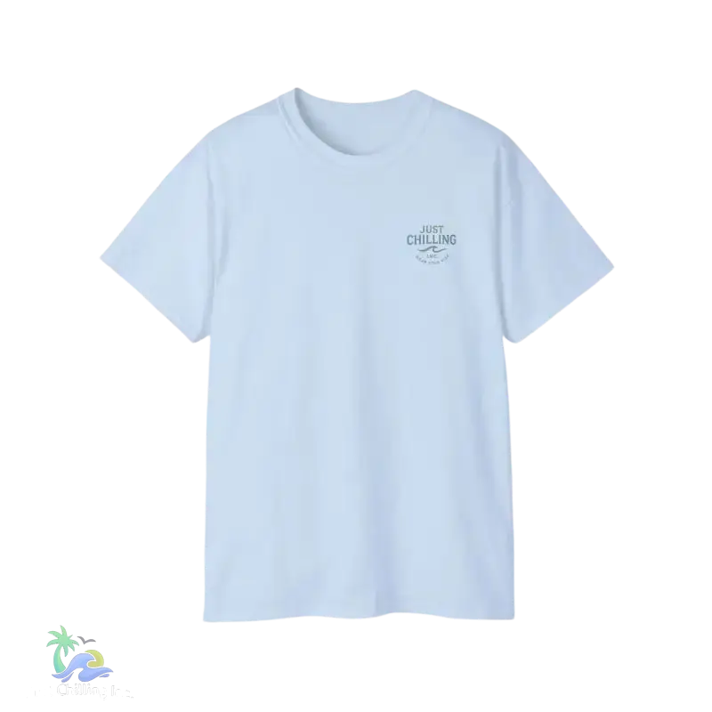 Unisex Ultra Cotton Tee a girl and her dog just chilling - T-Shirt