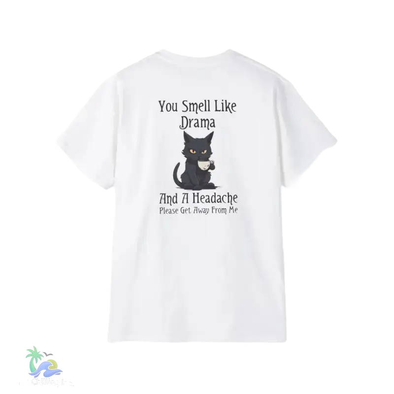 Unisex Ultra Cotton Tee you smell like drama - White / S - T-Shirt