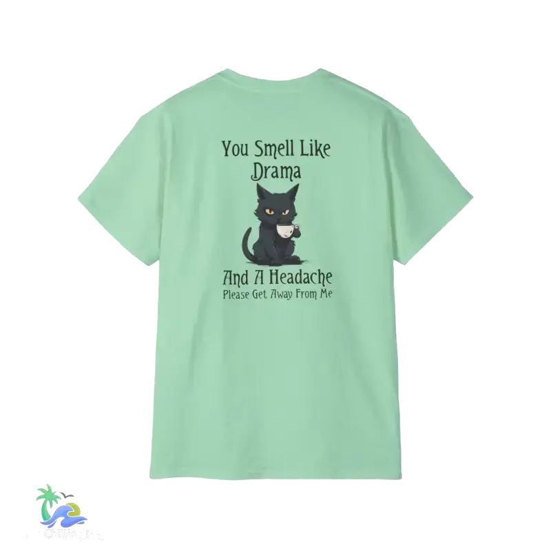 Unisex Ultra Cotton Tee you smell like drama - Mint Green / S - T-Shirt