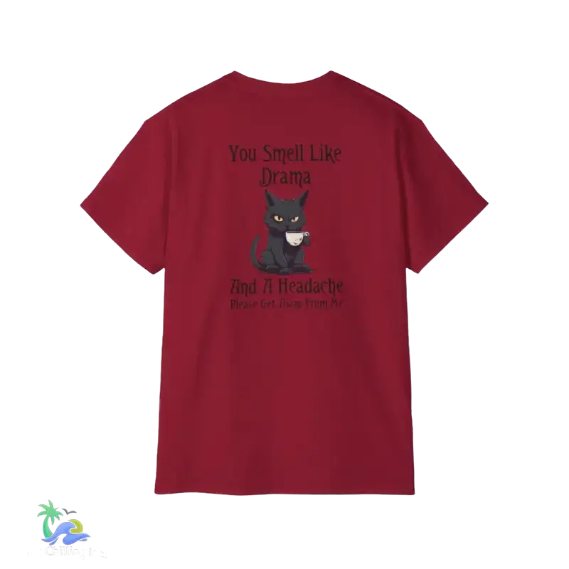 Unisex Ultra Cotton Tee you smell like drama - Cardinal Red / S - T-Shirt