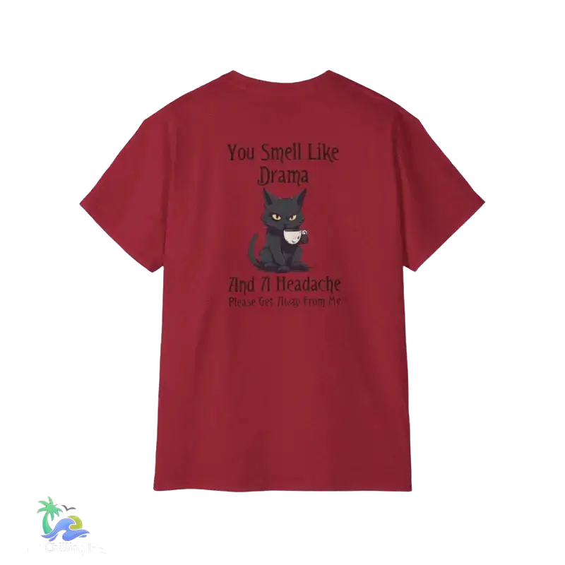 Unisex Ultra Cotton Tee you smell like drama - Antique Cherry Red / S - T-Shirt
