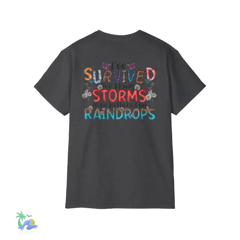 Unisex Ultra Cotton Tee Ive survived - Dark Heather / XL - T-Shirt