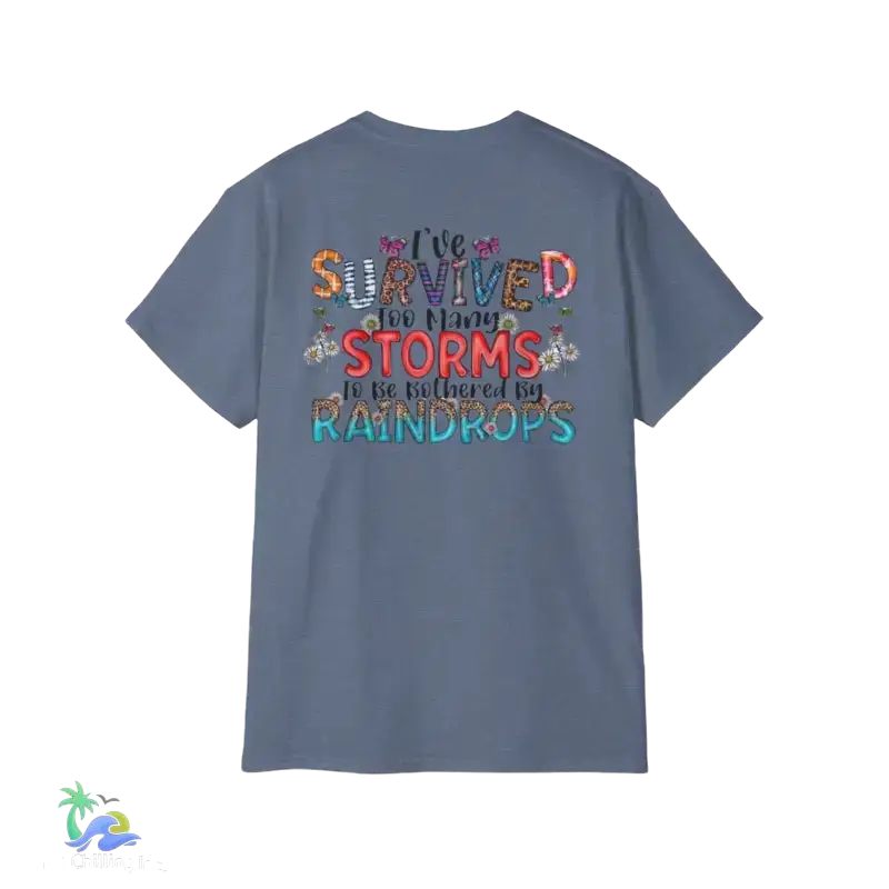 Unisex Ultra Cotton Tee Ive survived - Heather Indigo / S - T-Shirt