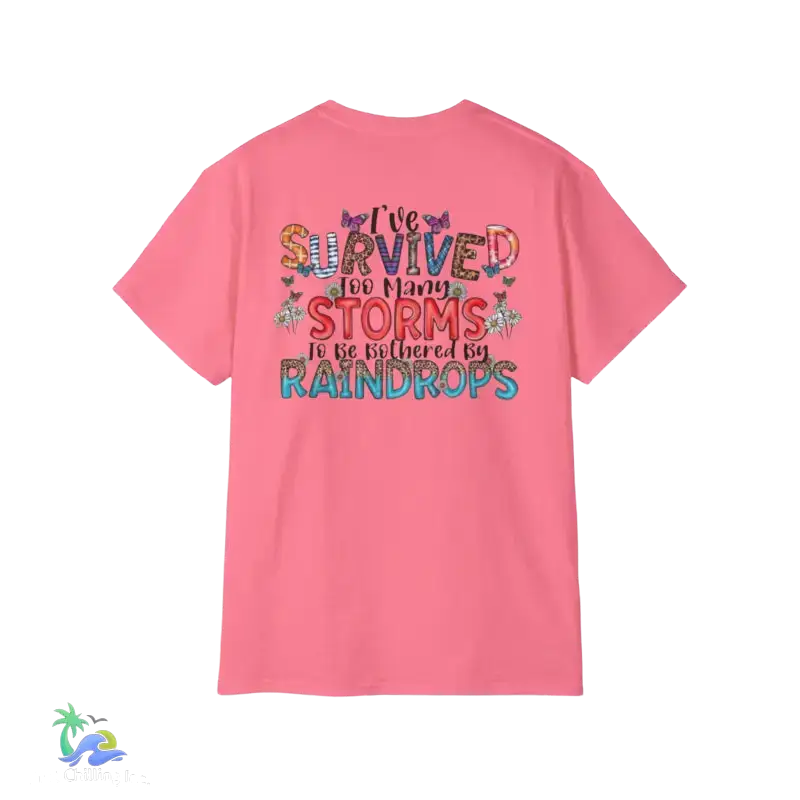 Unisex Ultra Cotton Tee Ive survived - Safety Pink / S - T-Shirt