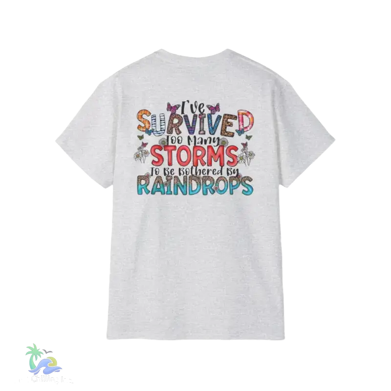 Unisex Ultra Cotton Tee Ive survived - Ash / XL - T-Shirt