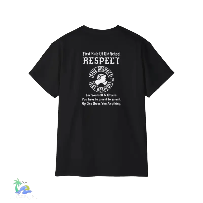 Unisex Ultra Cotton Tee Respect tee - Black / S - T-Shirt