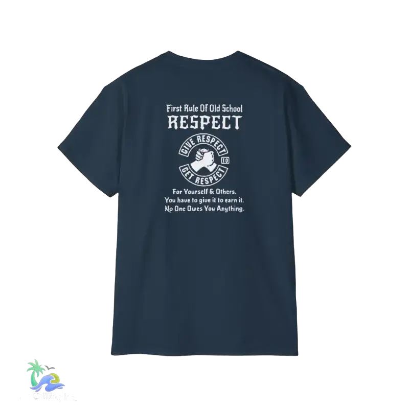 Unisex Ultra Cotton Tee Respect tee - Blue Dusk / S - T-Shirt