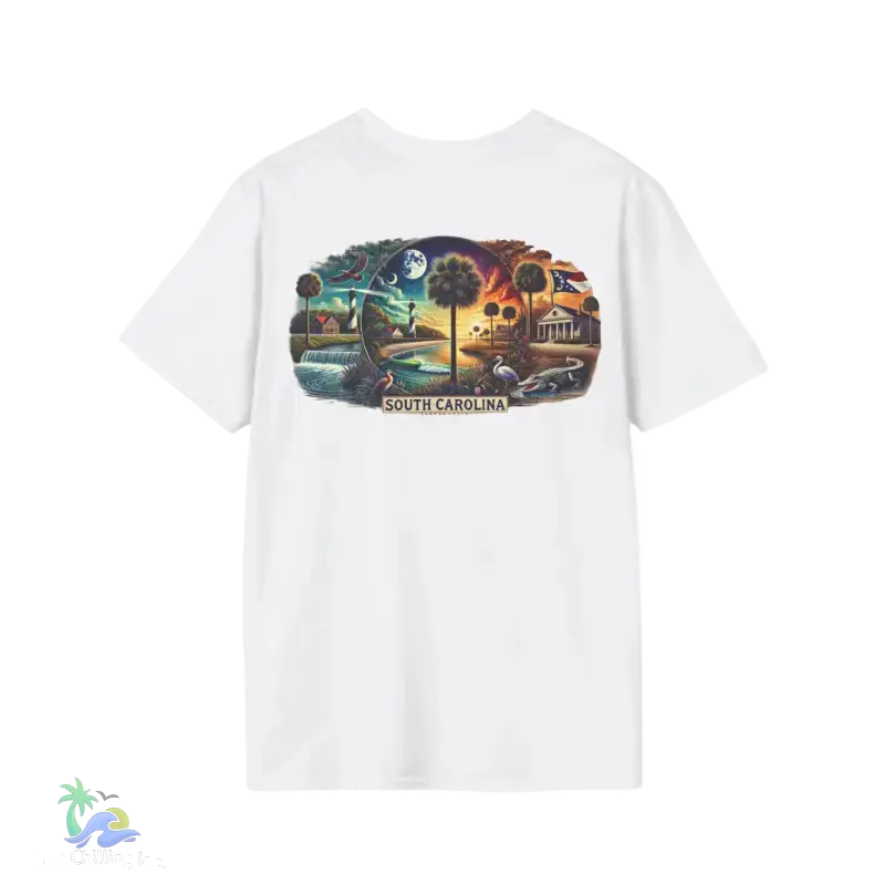Unisex Ultra Cotton Tee South Carolina - White / S - T-Shirt