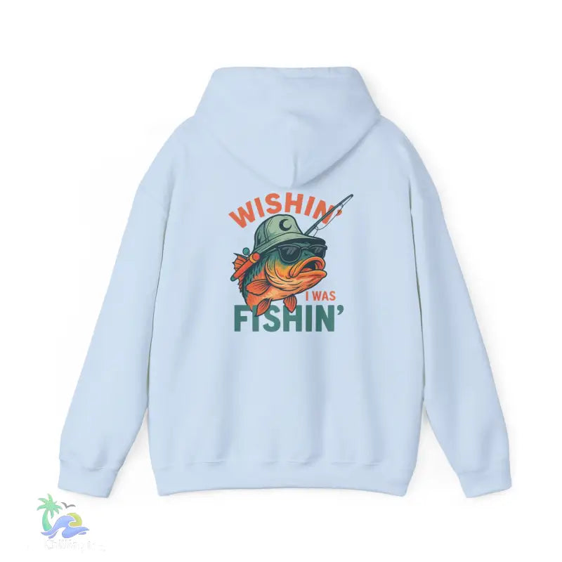 Wishing I Was Fishing Hoodie - Hoodie
