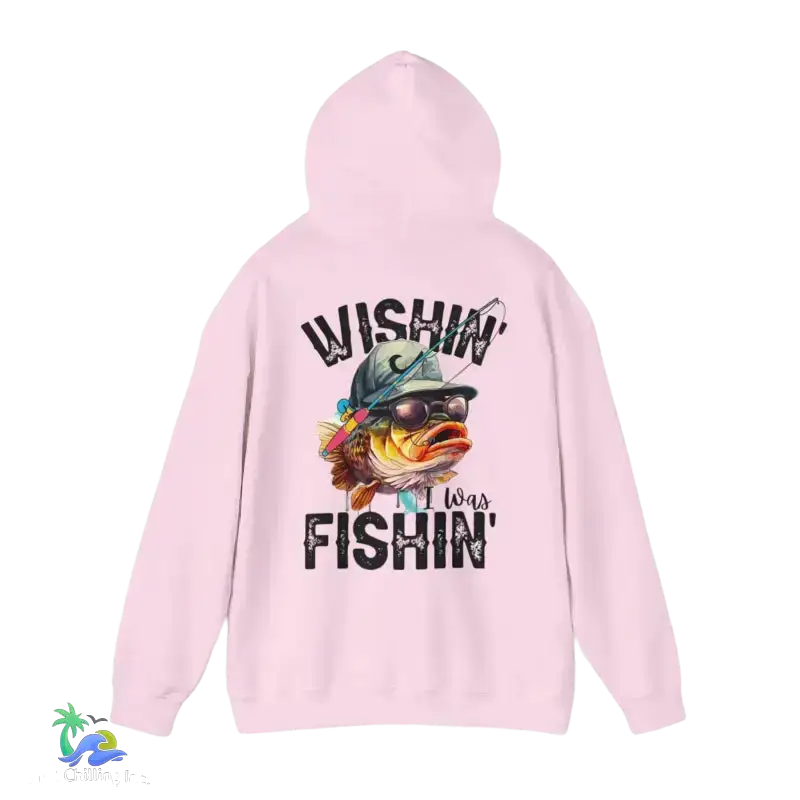Wishing I Was Fishing Hoodie - Hoodie
