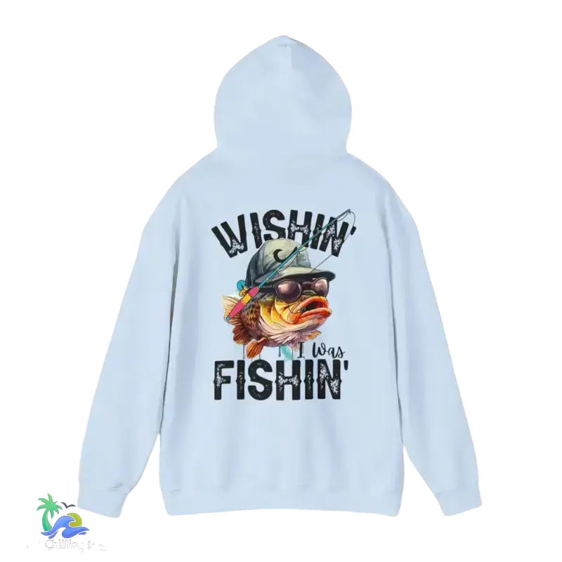 Wishing I Was Fishing Hoodie - Hoodie