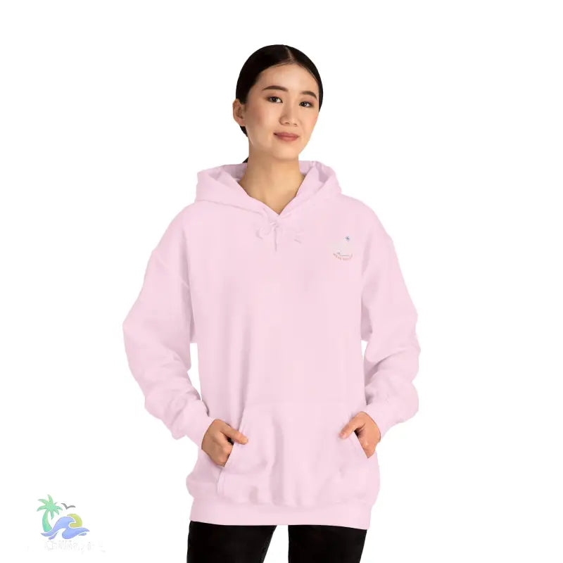Wishing I Was Fishing Hoodie - Light Pink / S - Hoodie