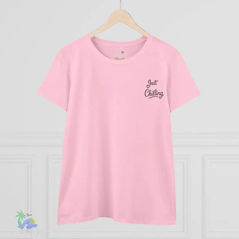 Women’s Inspirational Cotton Tee - Just Chilling & John 3:16 Design - T-Shirt