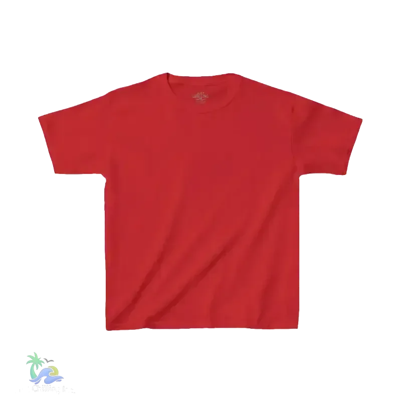 Kids Cotton T-Shirt - Durable Heavy Cotton Shirt With Classic Fit & Crew Neck - Just Chilling Inc.