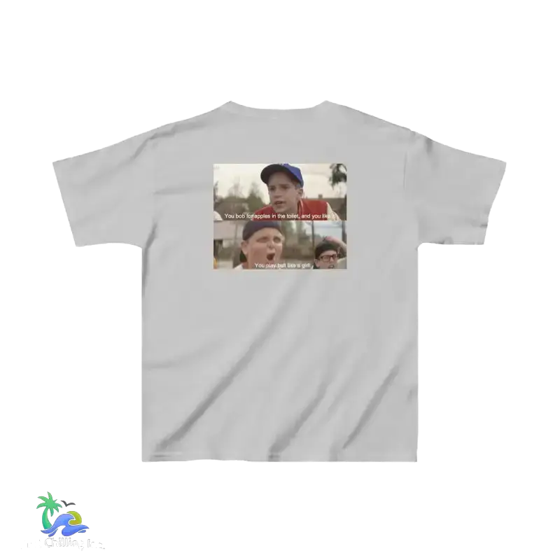 You play ball like a girl - The sandlot tee - XS / Sport Grey - Kids clothes
