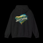 Virginia Scenic Hoodie - Retro Mountain Pullover With Cozy Pouch Pocket - Just Chilling Inc.