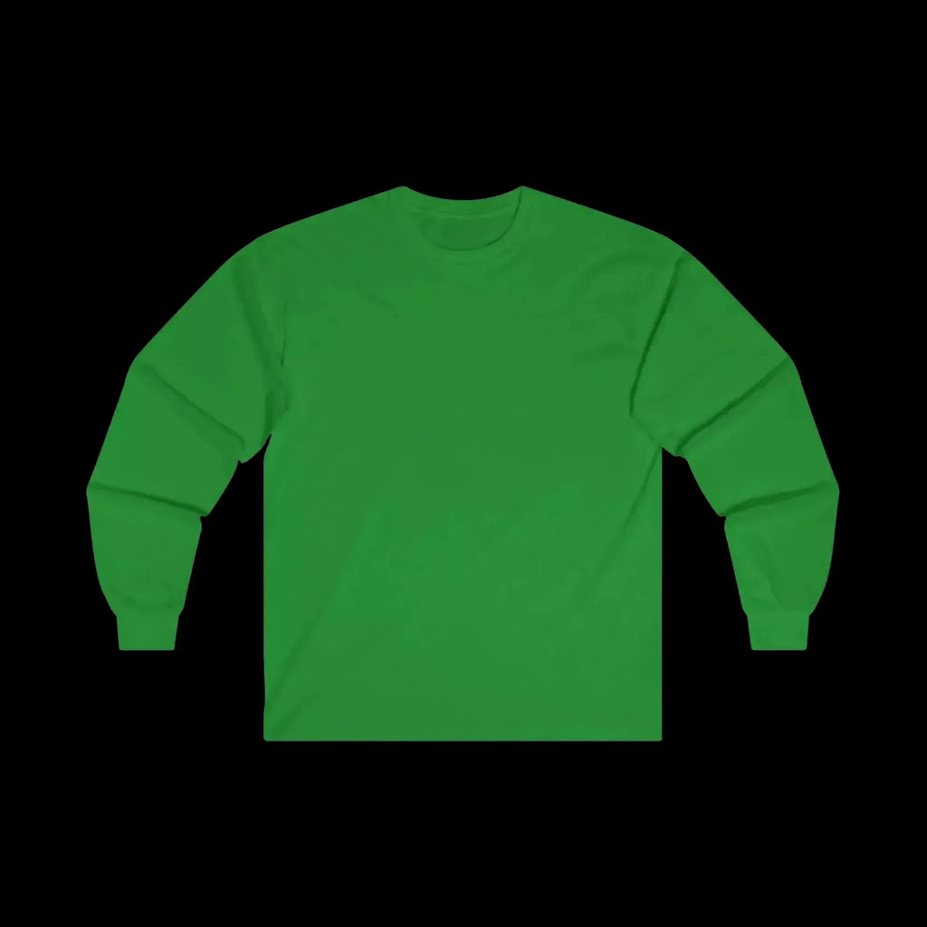 Cotton Long Sleeve Tee - Unisex Classic Fit Fishing Shirt With Durable Seams - Just Chilling Inc.