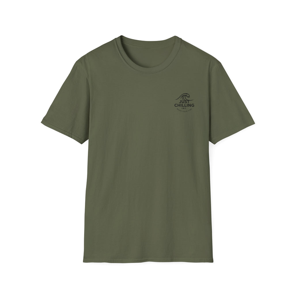 Just Chilling T-Shirt - Peace Love Happiness Tee