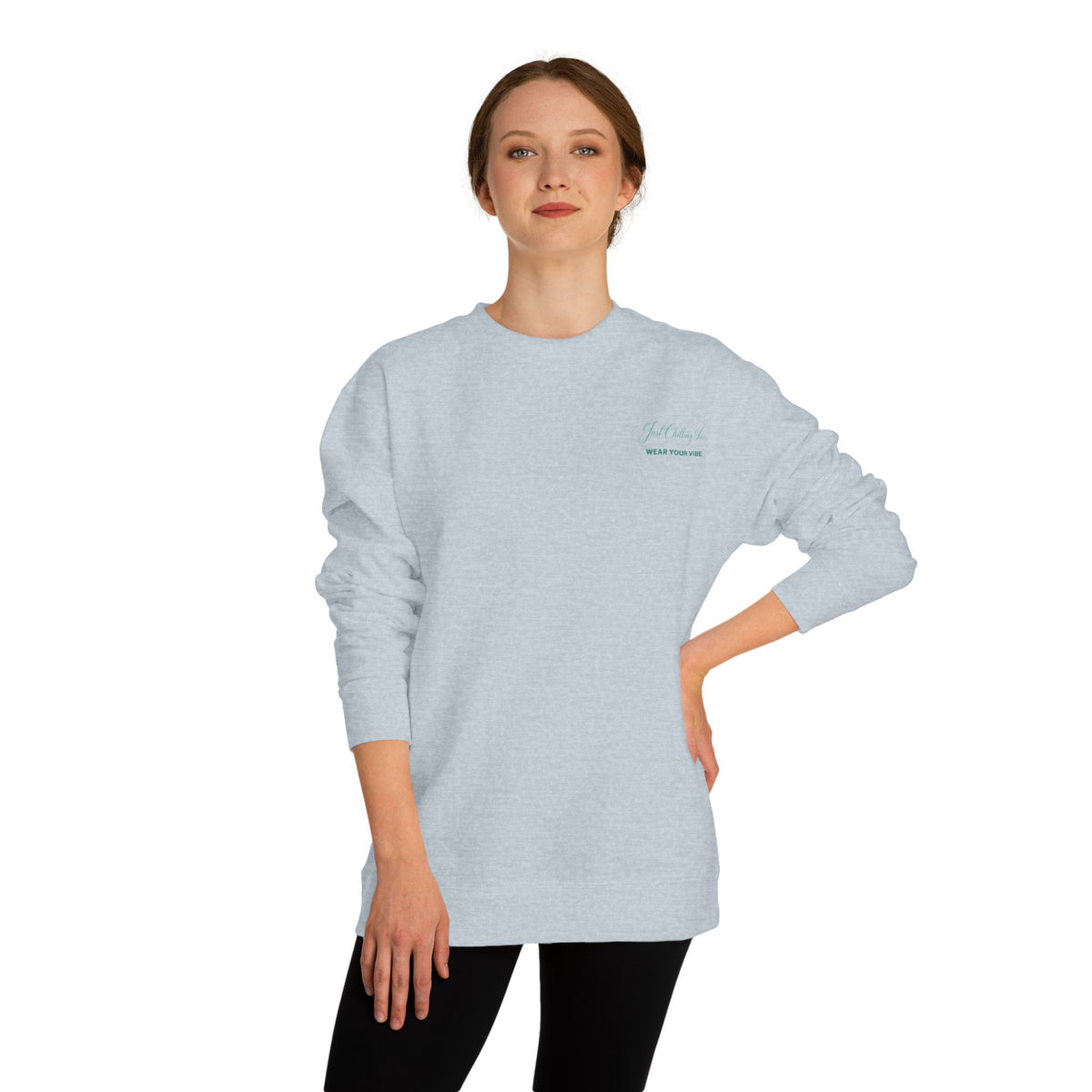 Just Chilling Sweatshirt — Cozy Lake Sunset Crewneck