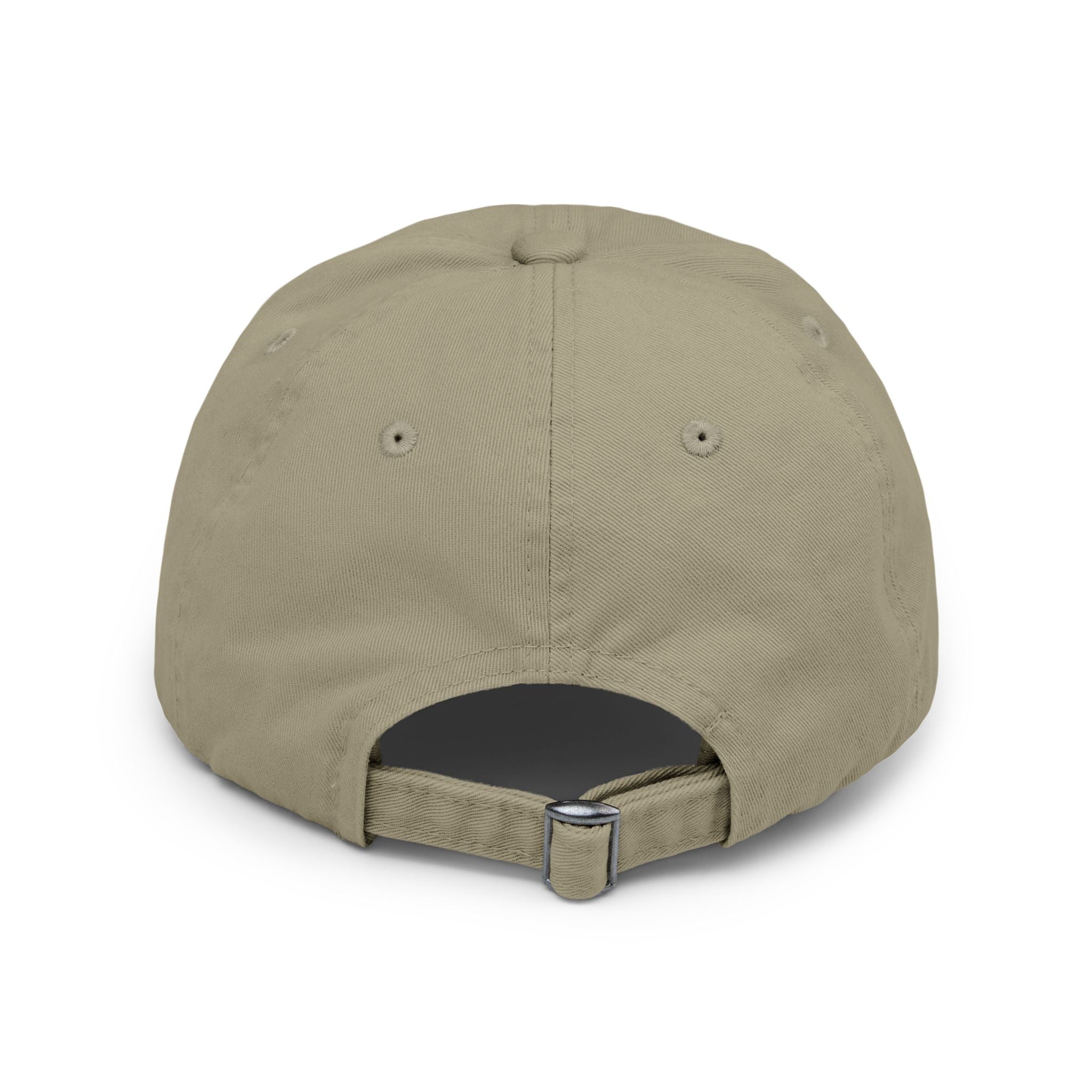 Distressed Baseball Cap - "Wishin' I Was Fishin'" Vintage Fishing Hat