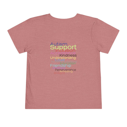 Toddler Short Sleeve Tee – Autism Support Shirt | Soft Cotton Kids T-Shirt