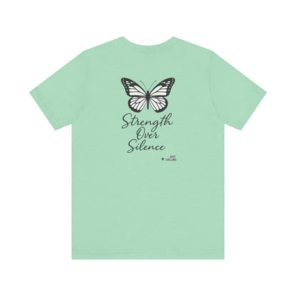 Domestic Violence Awareness Tee - Unisex Cotton Shirt With Soft Ring Spun Cotton