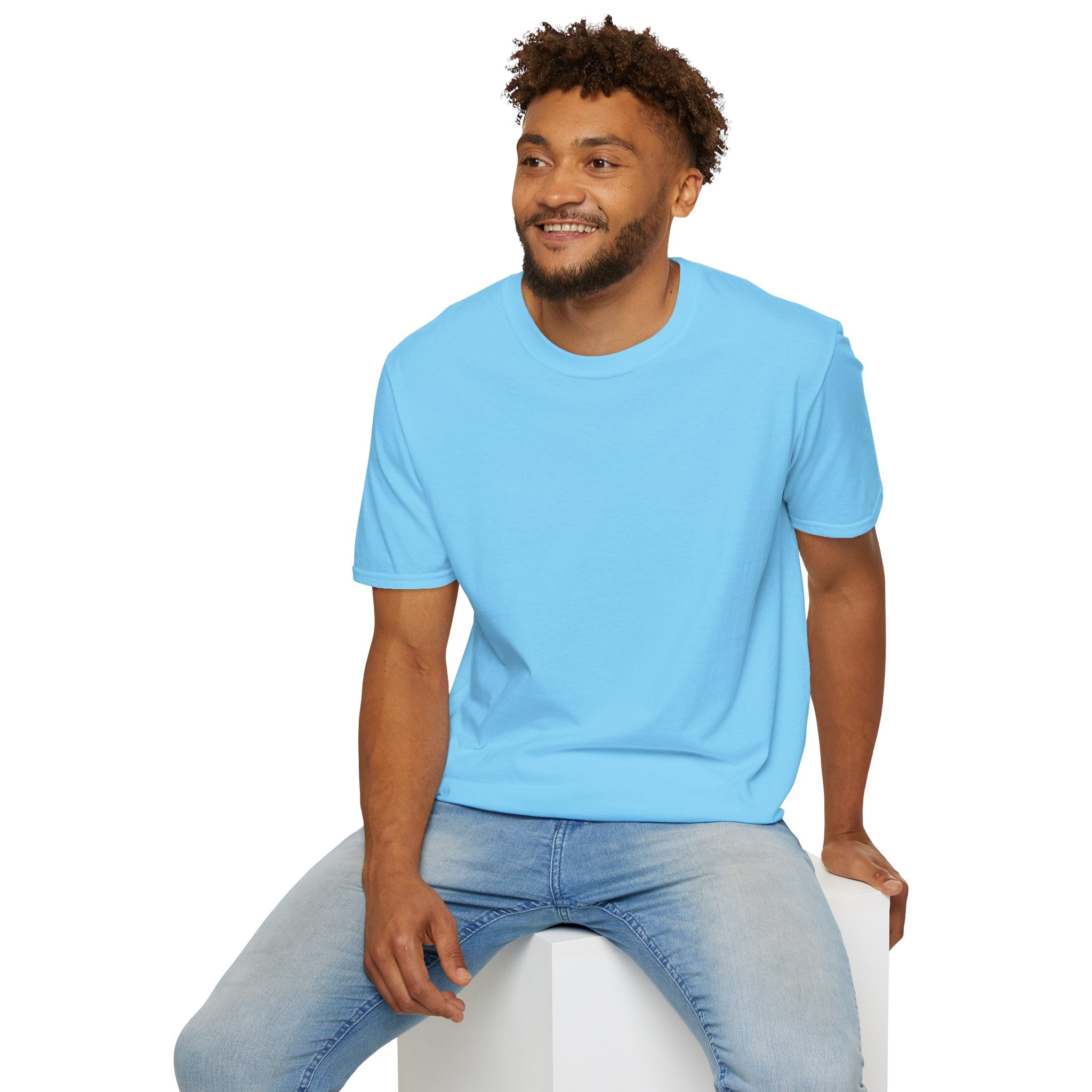 Just Chilling Unisex Softstyle T-Shirt, Casual Tee, Summer Wear, Vermont Graphic Tee, Relaxed Fit Shirt, Outdoor Adventure Top