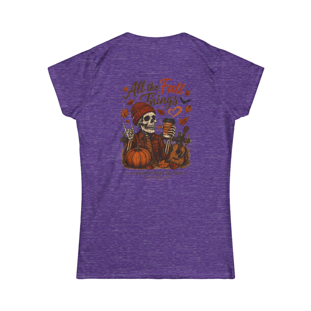 Camiseta Softstyle Mujer: Todo el encanto del otoño