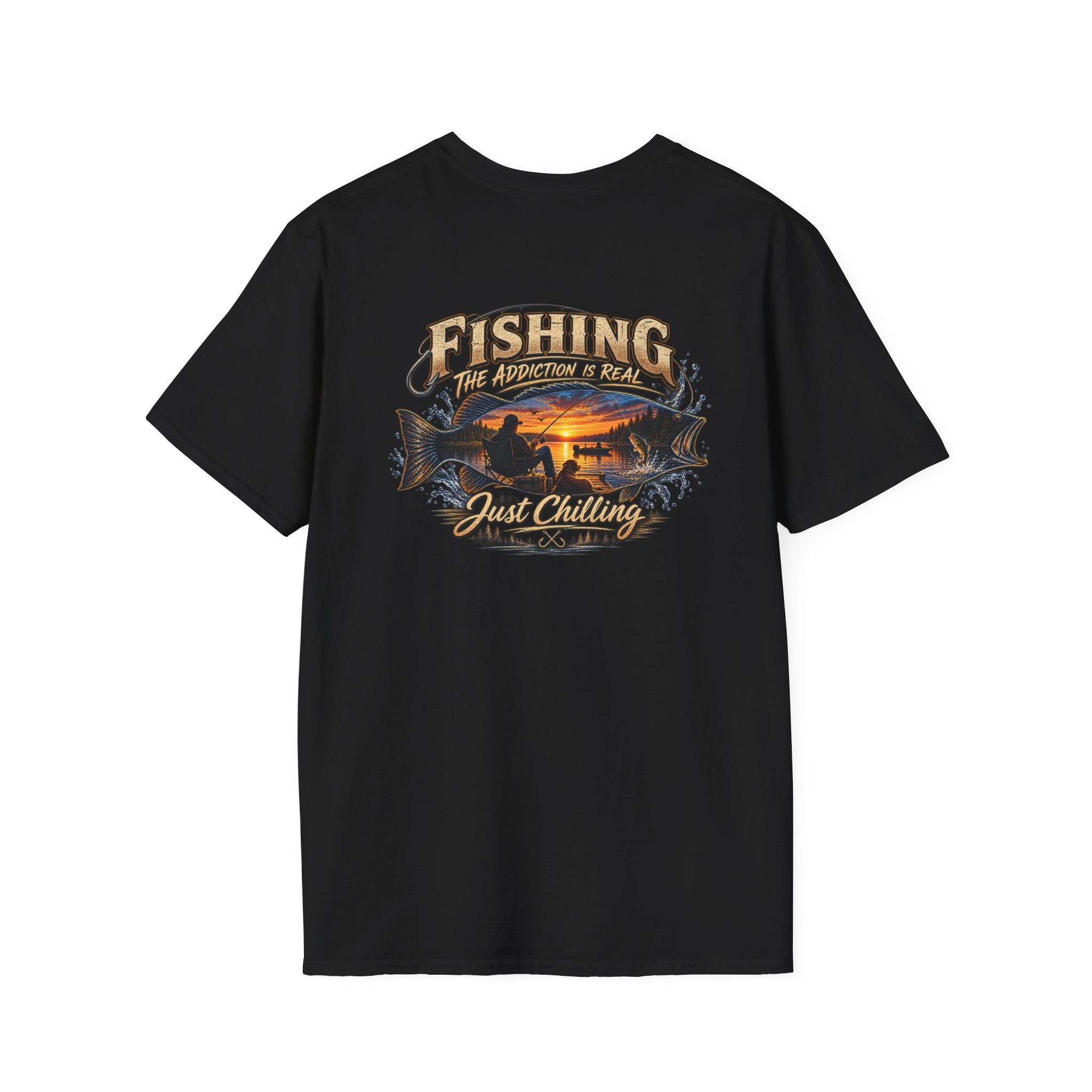 Fishing Addiction Unisex Softstyle T-Shirt | Just Chilling Tee for Anglers | Gift for Fishing Lovers, Outdoorsmen, Father's Day, [...]