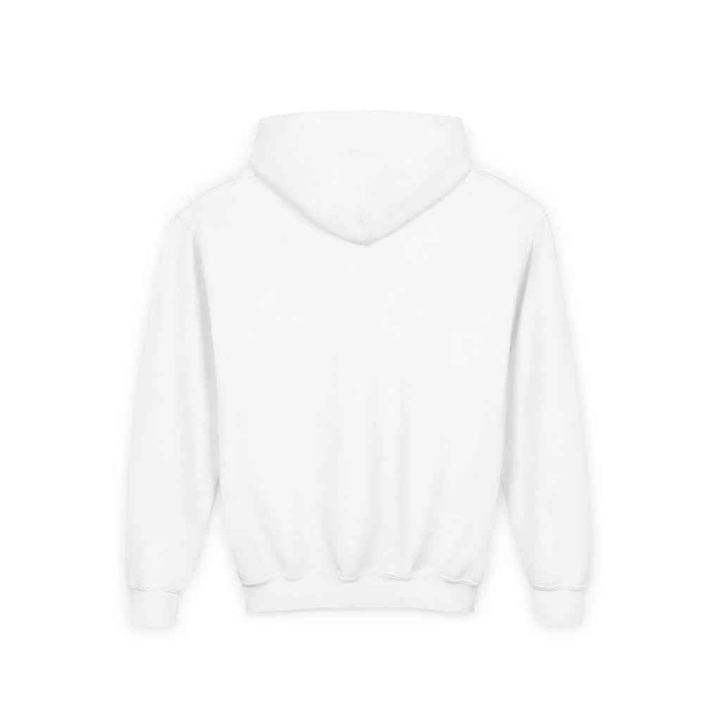 Youth Hooded Sweatshirt - Soft Cotton Polyester Hoodie with Kangaroo Pocket - Just Chilling Inc.