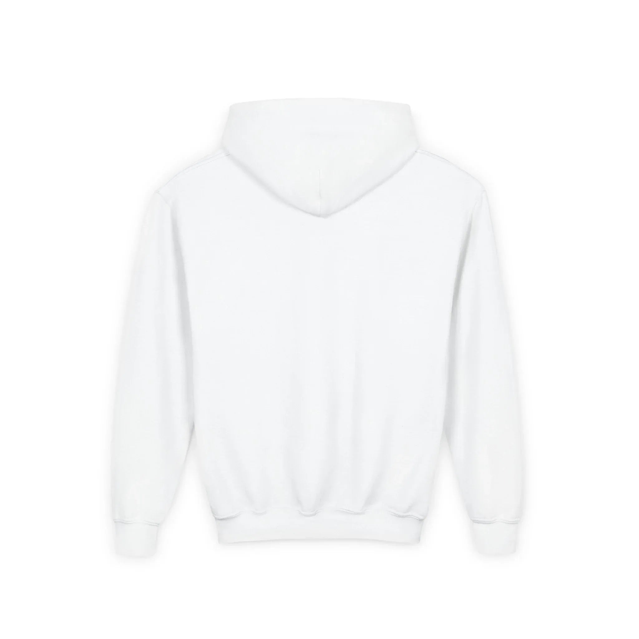 Youth Hooded Sweatshirt - Soft Cotton Polyester Hoodie with Kangaroo Pocket - Just Chilling Inc.