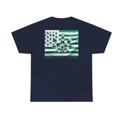 Unisex Heavy Cotton Tee cannabis all-star and flag tee