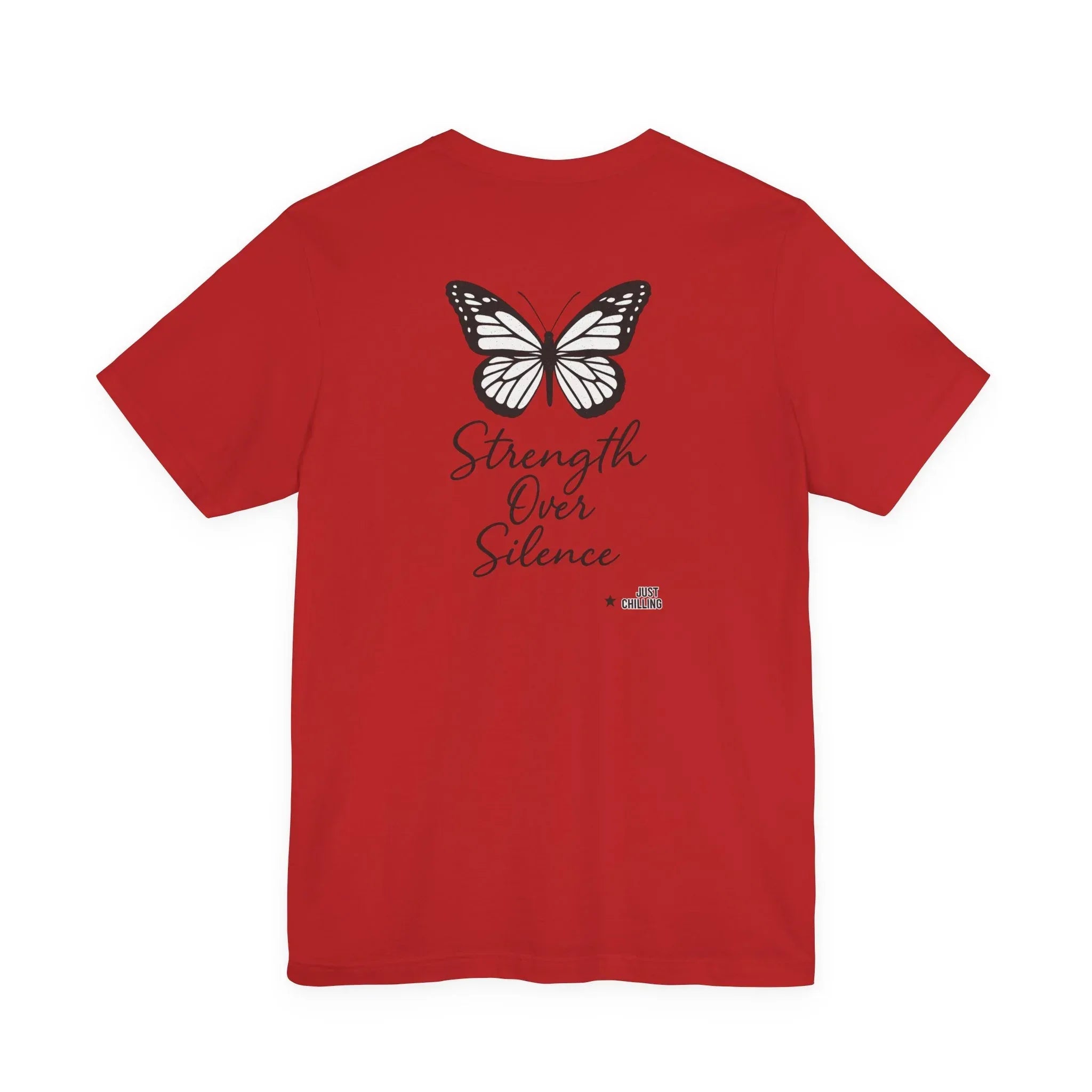 Domestic Violence Awareness Tee - Unisex Cotton Shirt With Soft Ring Spun Cotton - Just Chilling Inc.