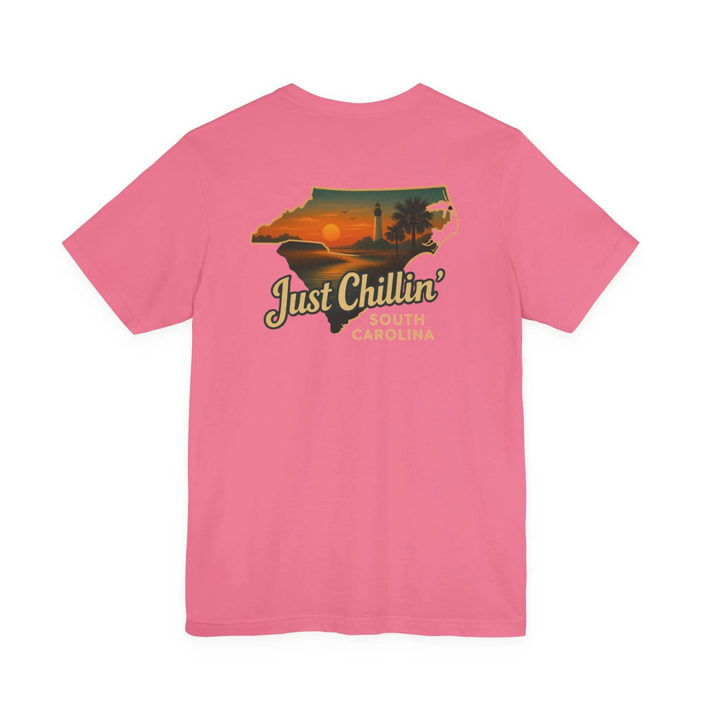 South Carolina Sunset Tee – Soft Vintage Cotton Shirt | Relaxed Fit Unisex - Just Chilling Inc.