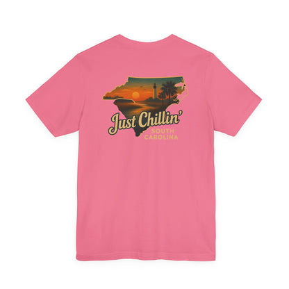 South Carolina Sunset Tee – Soft Vintage Cotton Shirt | Relaxed Fit Unisex