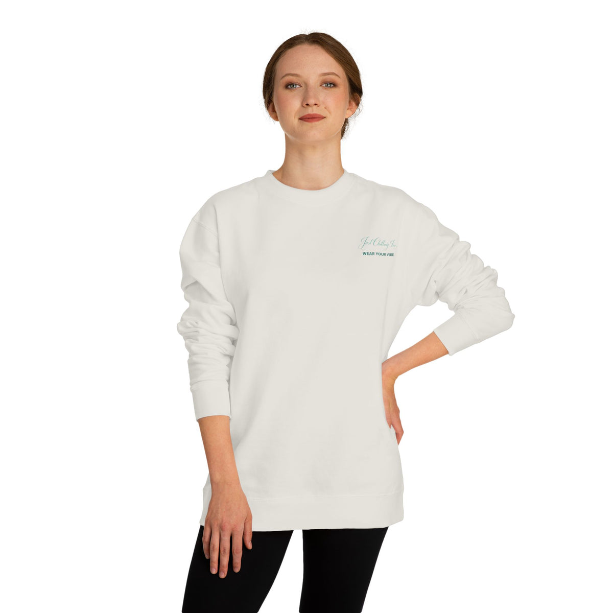 Just Chilling Sweatshirt — Cozy Lake Sunset Crewneck