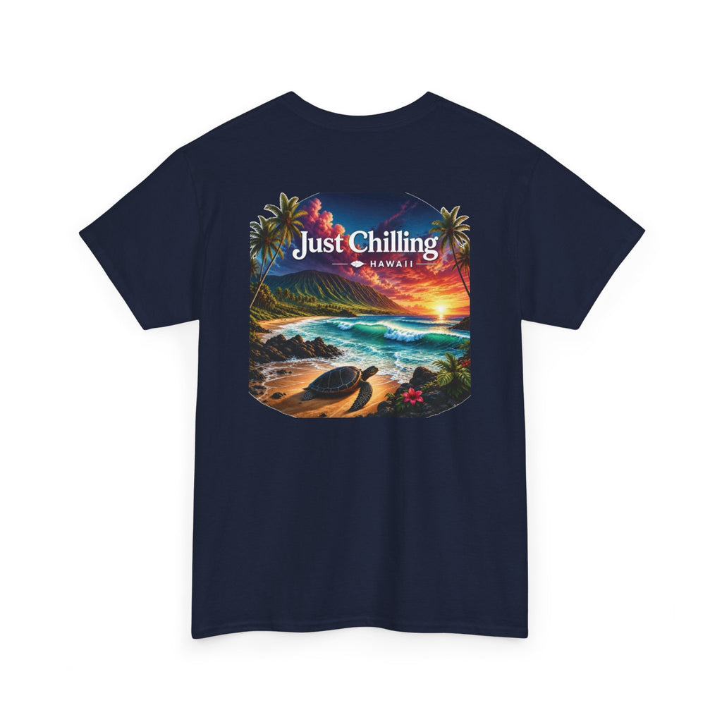 Just Chilling Hawaii Tee — Tropical Sunset Beach T-Shirt