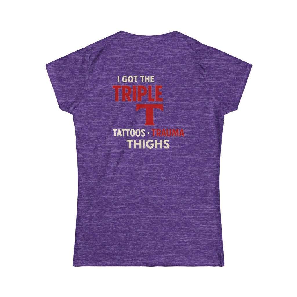 Just Chilling Triple T Women Tee - Casual & Fun Shirt for Tattoo Lovers
