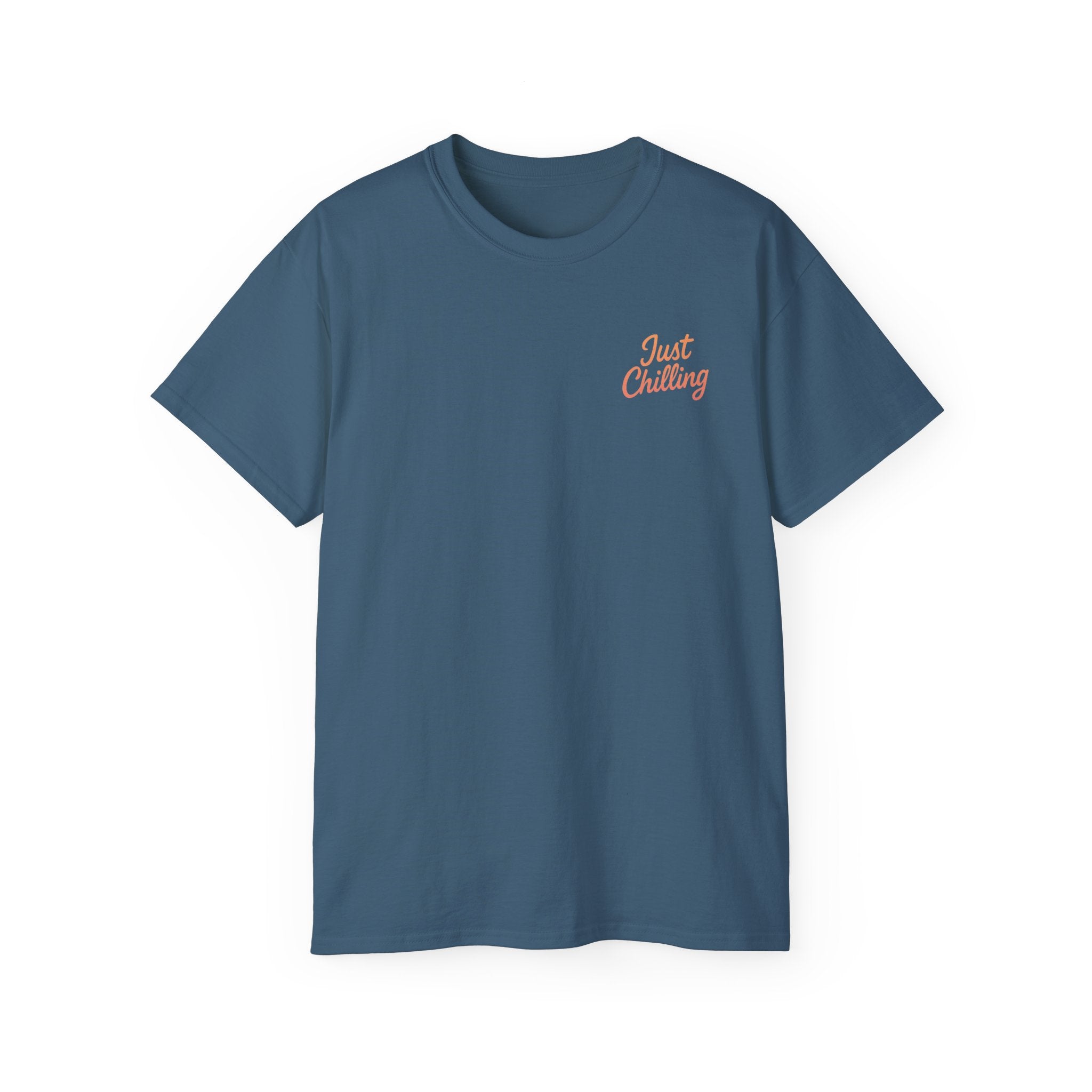 Just Chilling Kids Heavy Cotton Tee - Fun Summer Vibes Shirt