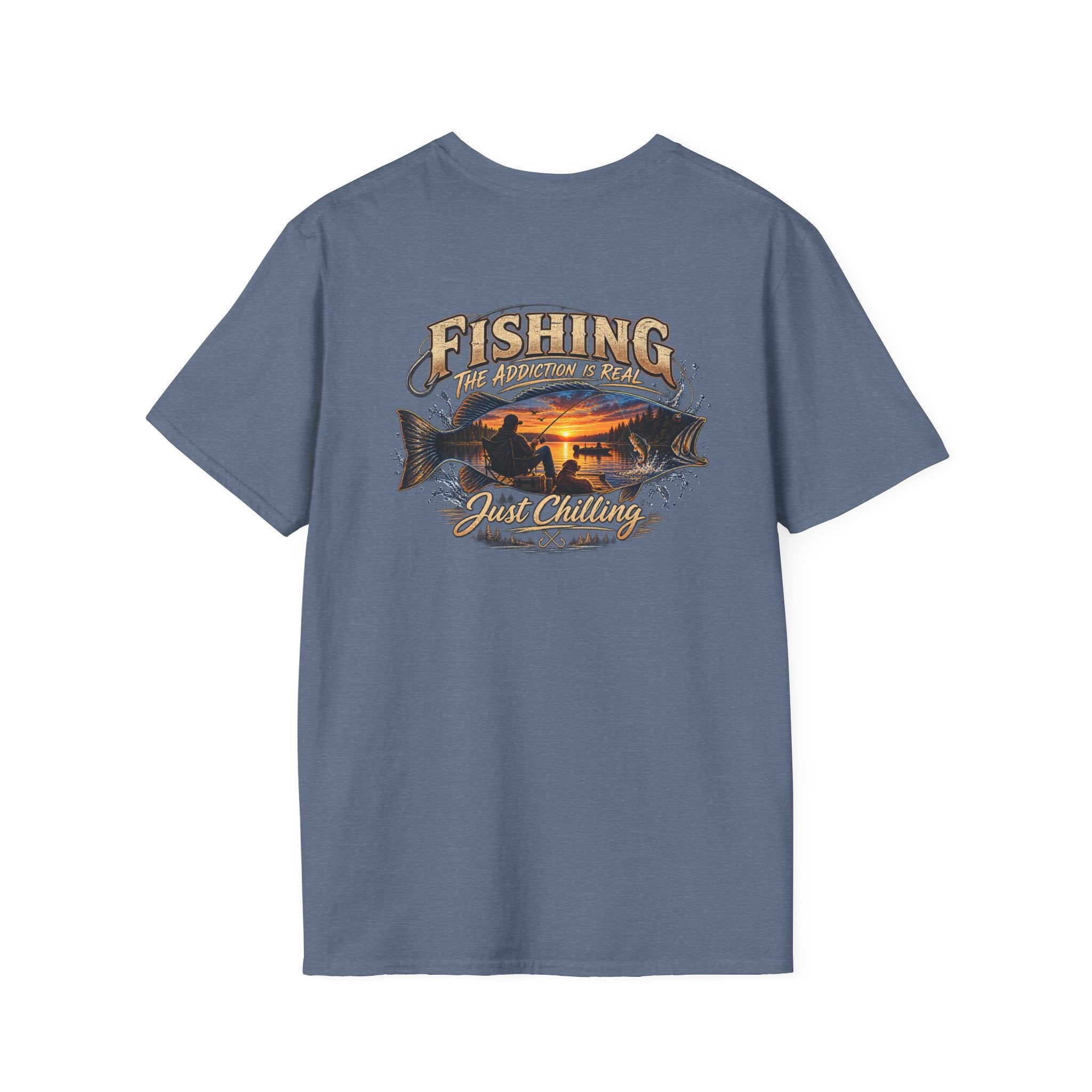 Fishing Addiction Unisex Softstyle T-Shirt | Just Chilling Tee for Anglers | Gift for Fishing Lovers, Outdoorsmen, Father's Day, [...]