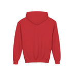 Youth Hooded Sweatshirt - Soft Cotton Polyester Hoodie with Kangaroo Pocket - Just Chilling Inc.
