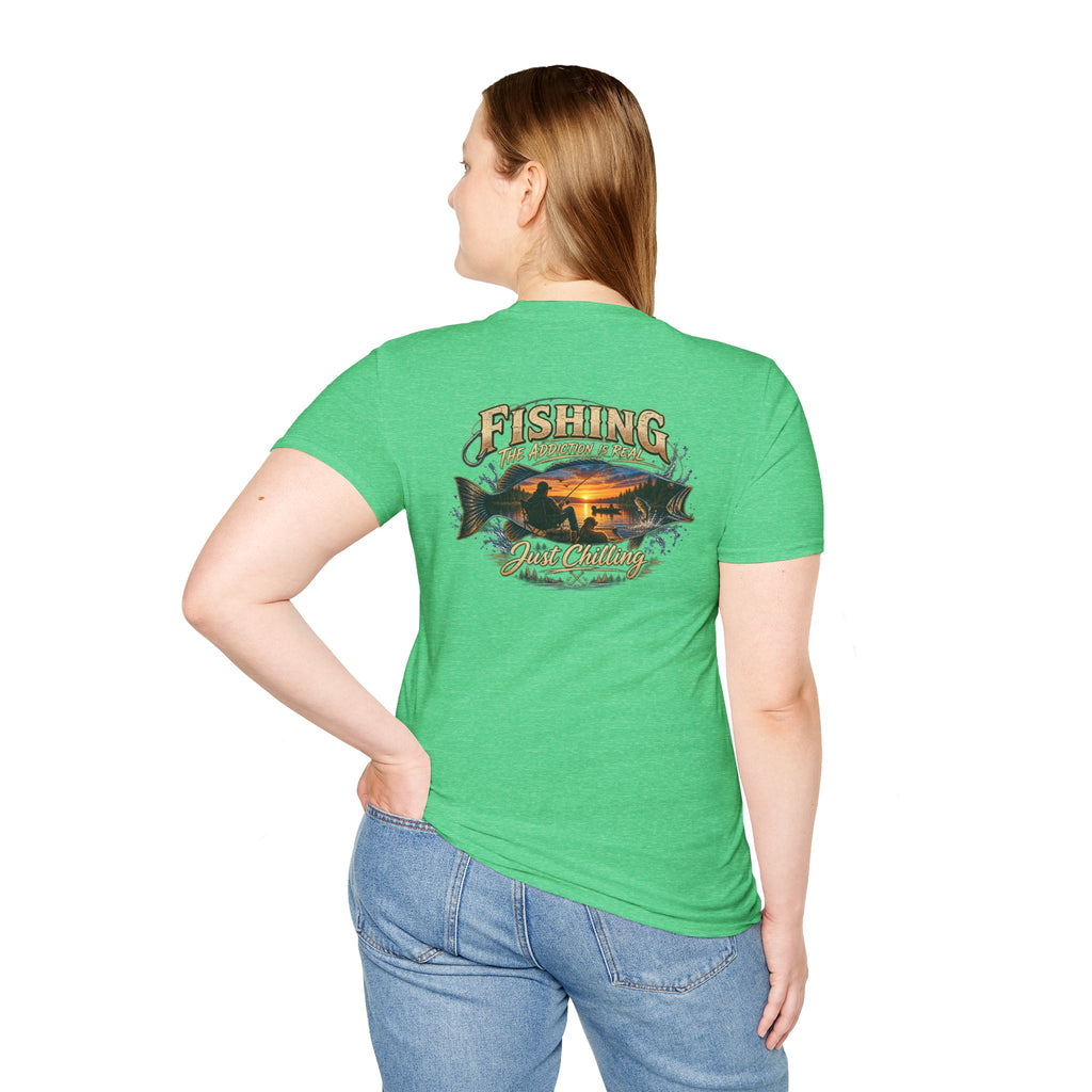 Fishing Addiction Unisex Softstyle T-Shirt | Just Chilling Tee for Anglers | Gift for Fishing Lovers, Outdoorsmen, Father's Day, [...]